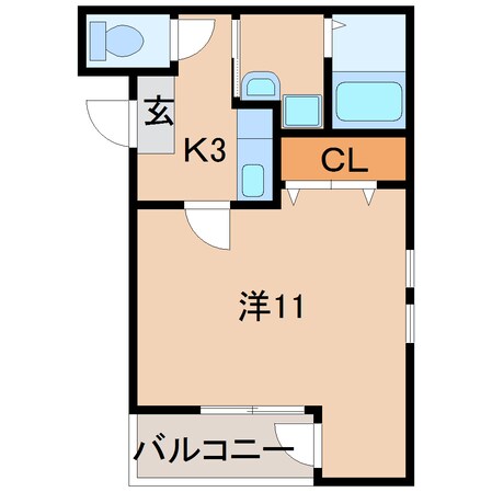 和歌山市駅 徒歩5分 1階の物件間取画像